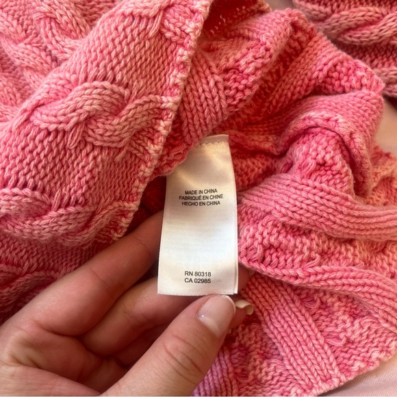 Lucky Brand cropped pink sweater - Picture 7 of 8